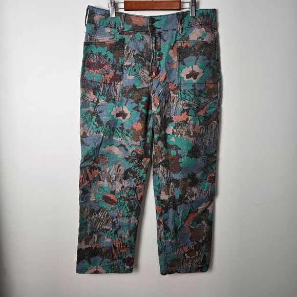 Anthropologie Pants - Anthropologie Pilcro Size 29 The Wanderer Utility Artsy Printed Pants Women's